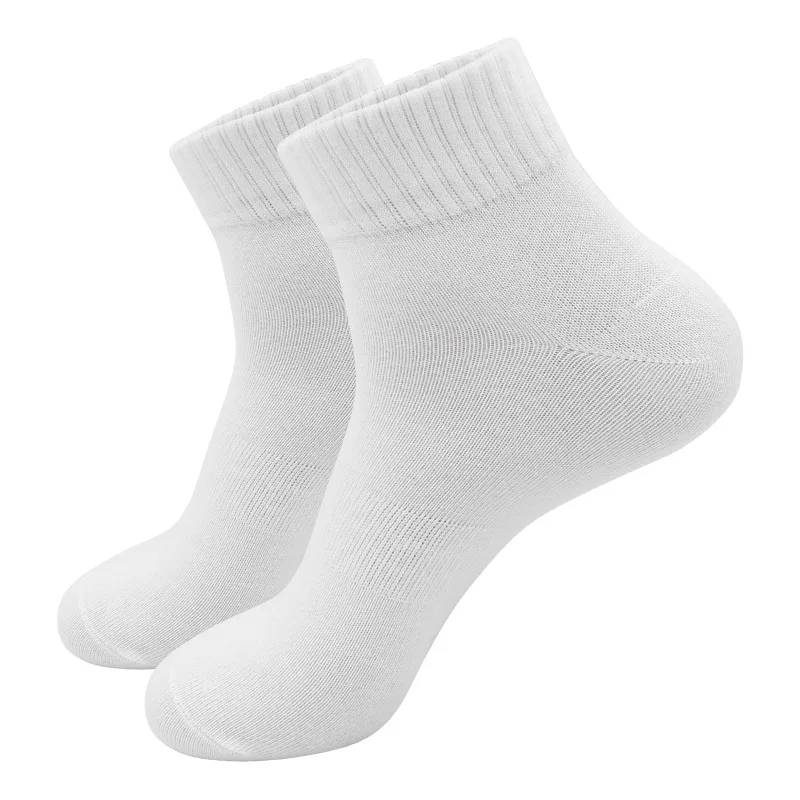 

Solid Color Socks Fashionable Versatile Unisex Summer Casual Short Socks Autumn and Winter Mid Length Couple Socks
