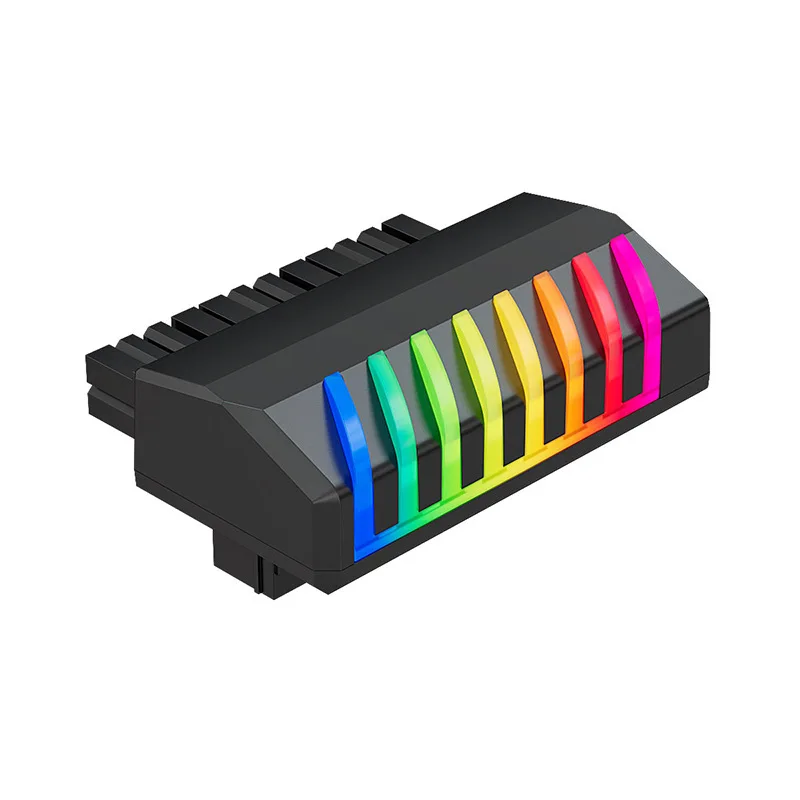 

24Pin Motherboard Supply 90 Degree Horizontal 5V ARGB Power Steering Interface Full Back Cable Conversion Head