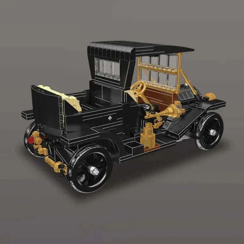 2026 New MKing 10261 Vintage Car No.30 Building Blocks Set Car Model Bricks Assembly Kids Adults Christmas Gifts