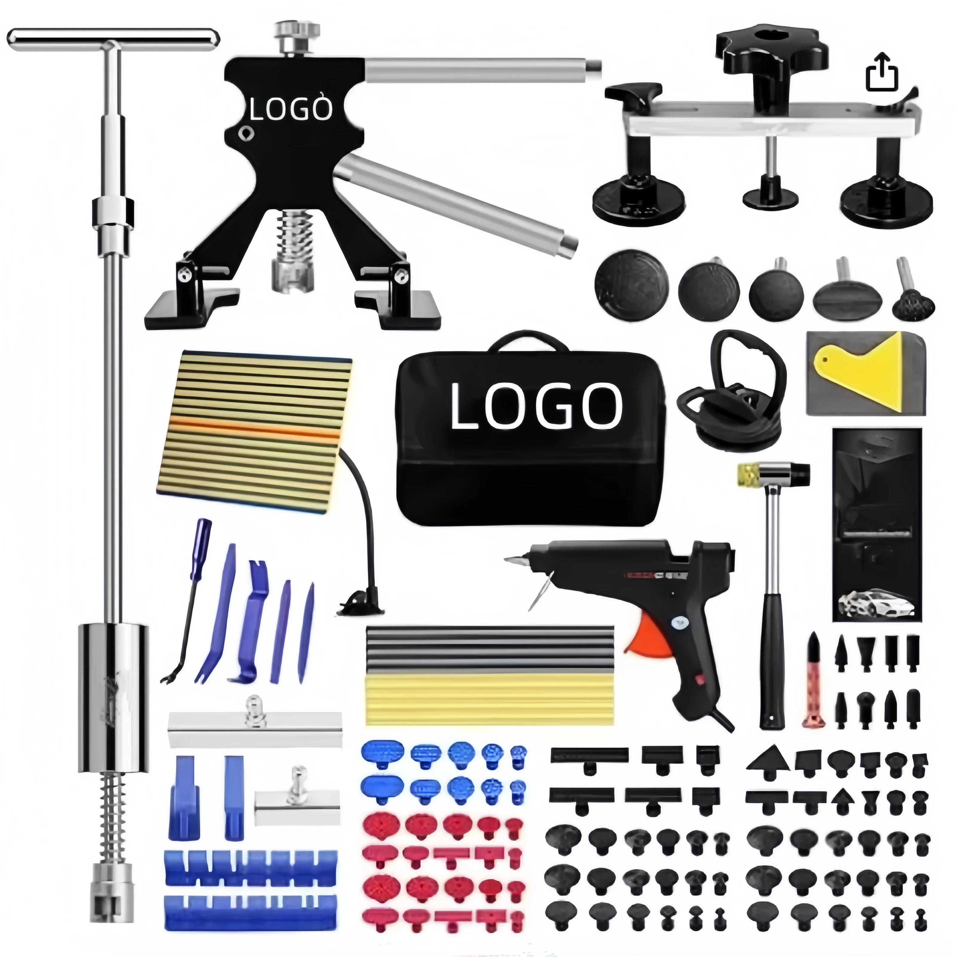

Vehicle Paint Less Dent Repair Hail Damage Alignment Tool Bridge Puller Remover Tools Auto Dent Repair Kits