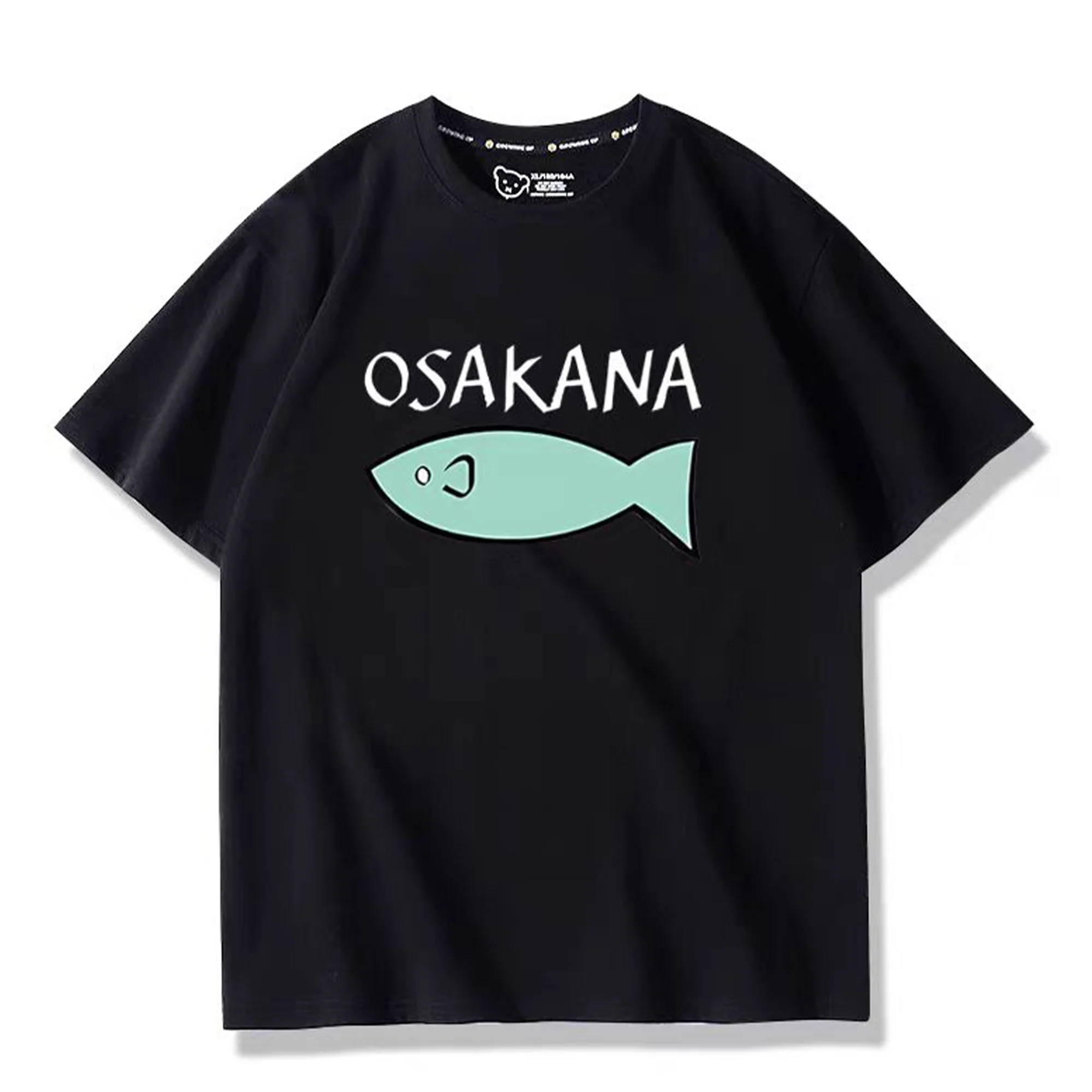 Unisex Anime Cosplay Kinako OSAKANA Costume Cotton Casual Short T-Shirt