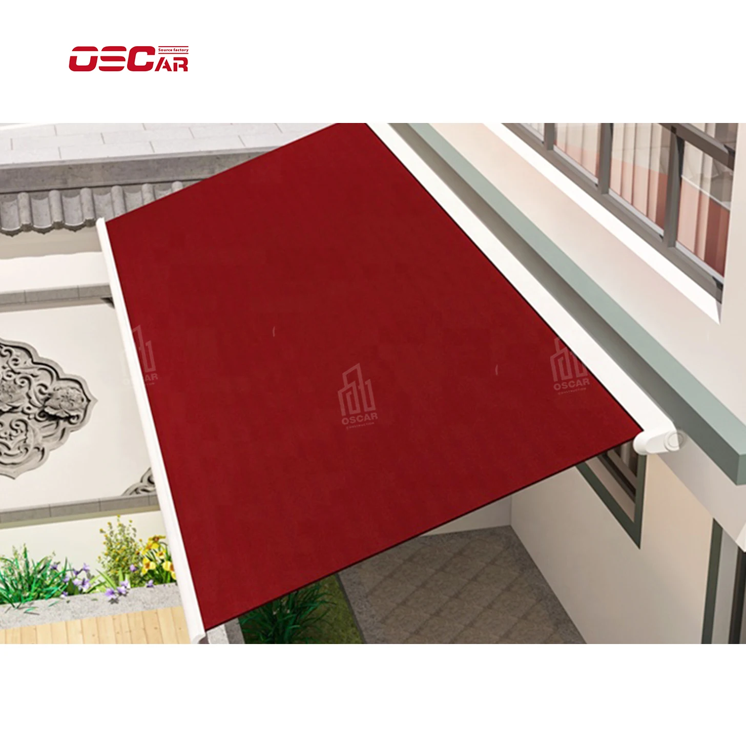 

Cool space Brand Toldo adjustable angle awning for balcony awning with 80 degree adjustable angle