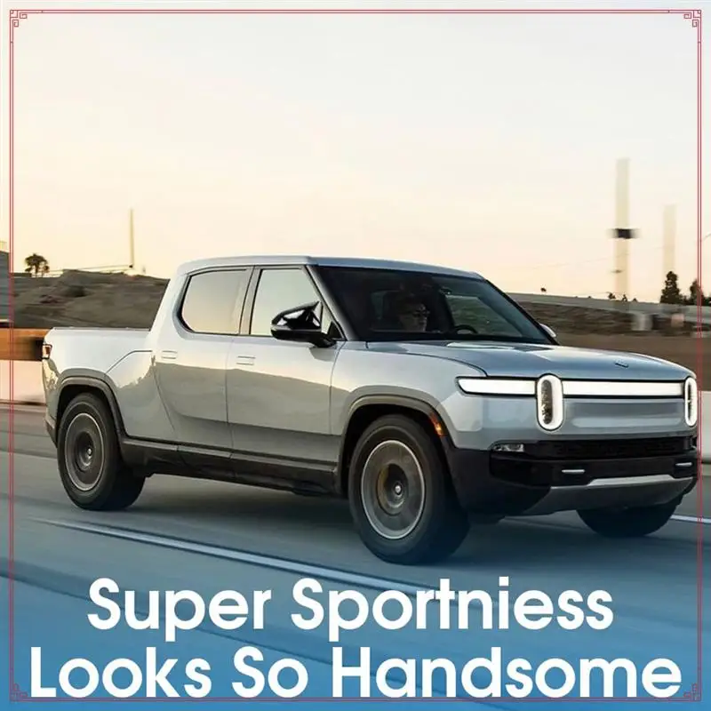 

Rearview Mirror Cover Side Mirror Cover Side Mirror Cap For Rivian R1T/R1S 2022-2024 Replacement Glossy Black