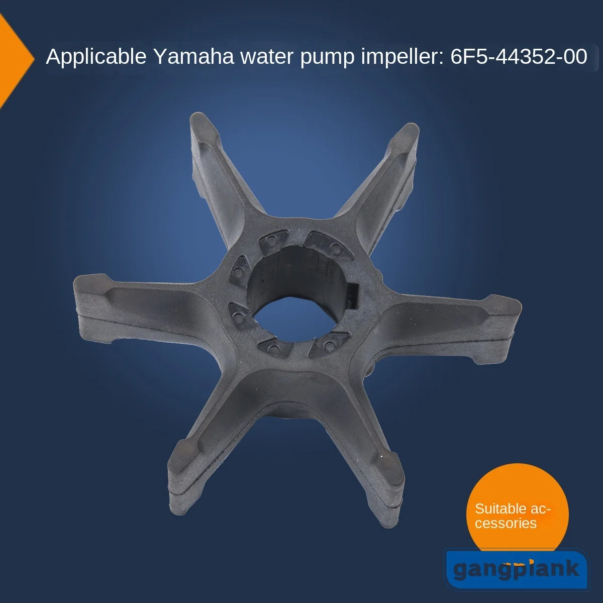 18-3088 6F5-44352-01 for Yamaha Water Pump Impeller 6F5-44352-00 Outboard Rubber Impeller Replacement Boat Engine Parts