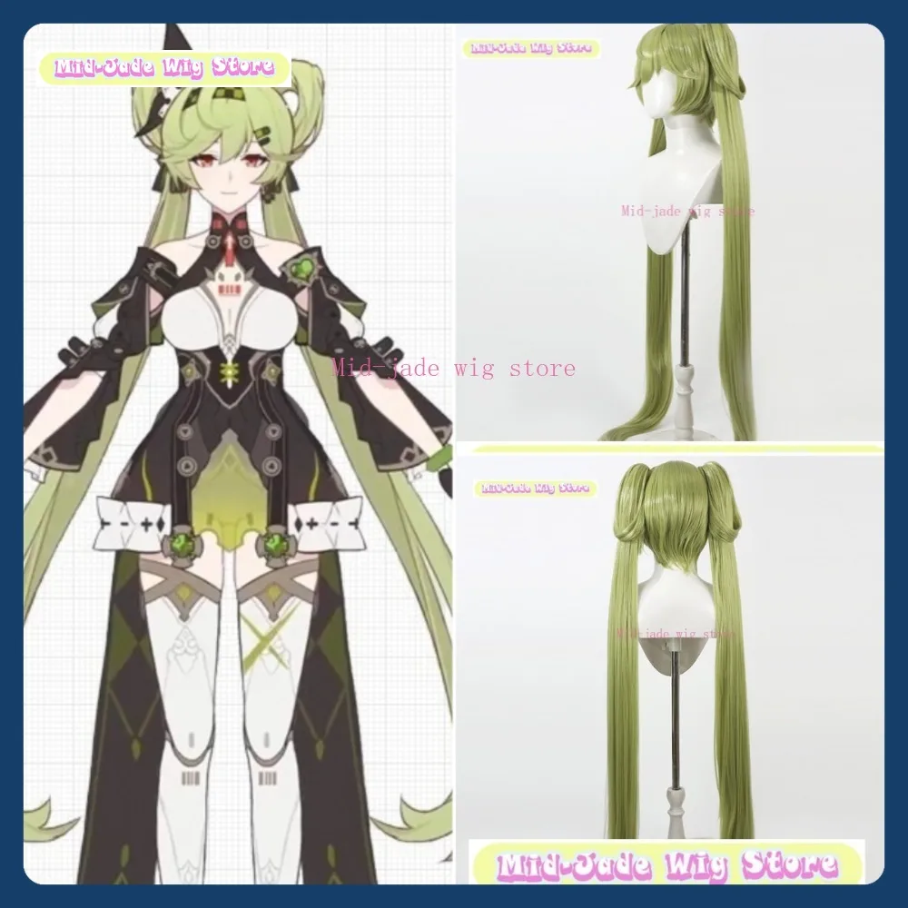

Mid-jade Wig Store Honkai Impact 3rd Ai Hyperion Cosplay Wig Anime Game Role Playing Synthetic Hair Halloween Party