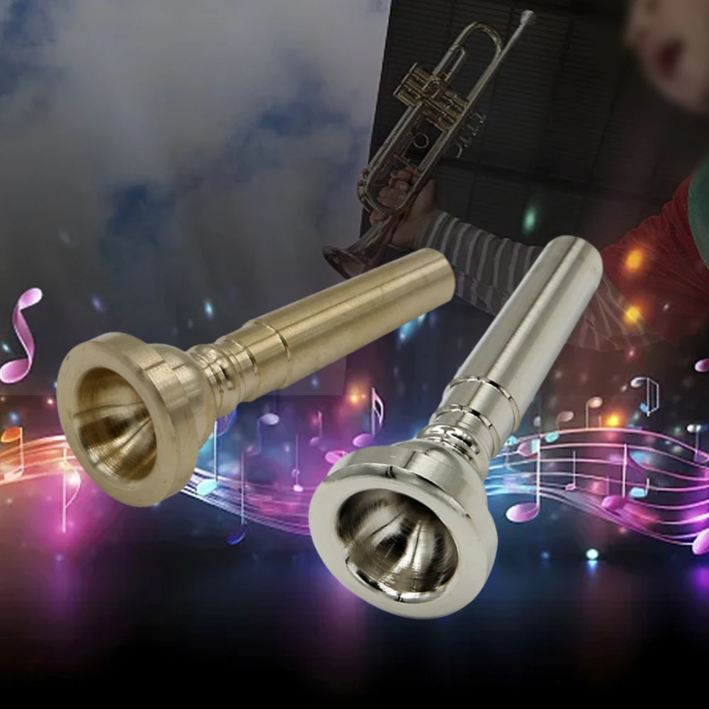 Premium Brass Mouthpiece Precise Tone Projection Ideal for Youth Trumpets Brass/Silver Variety Complete Package