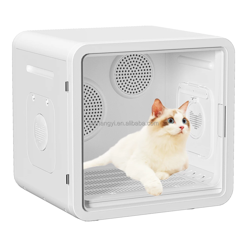 

Custom 82L Dual Motor Pet Grooming Air Dryer Blower Pet Dryer Box For Cat Dog
