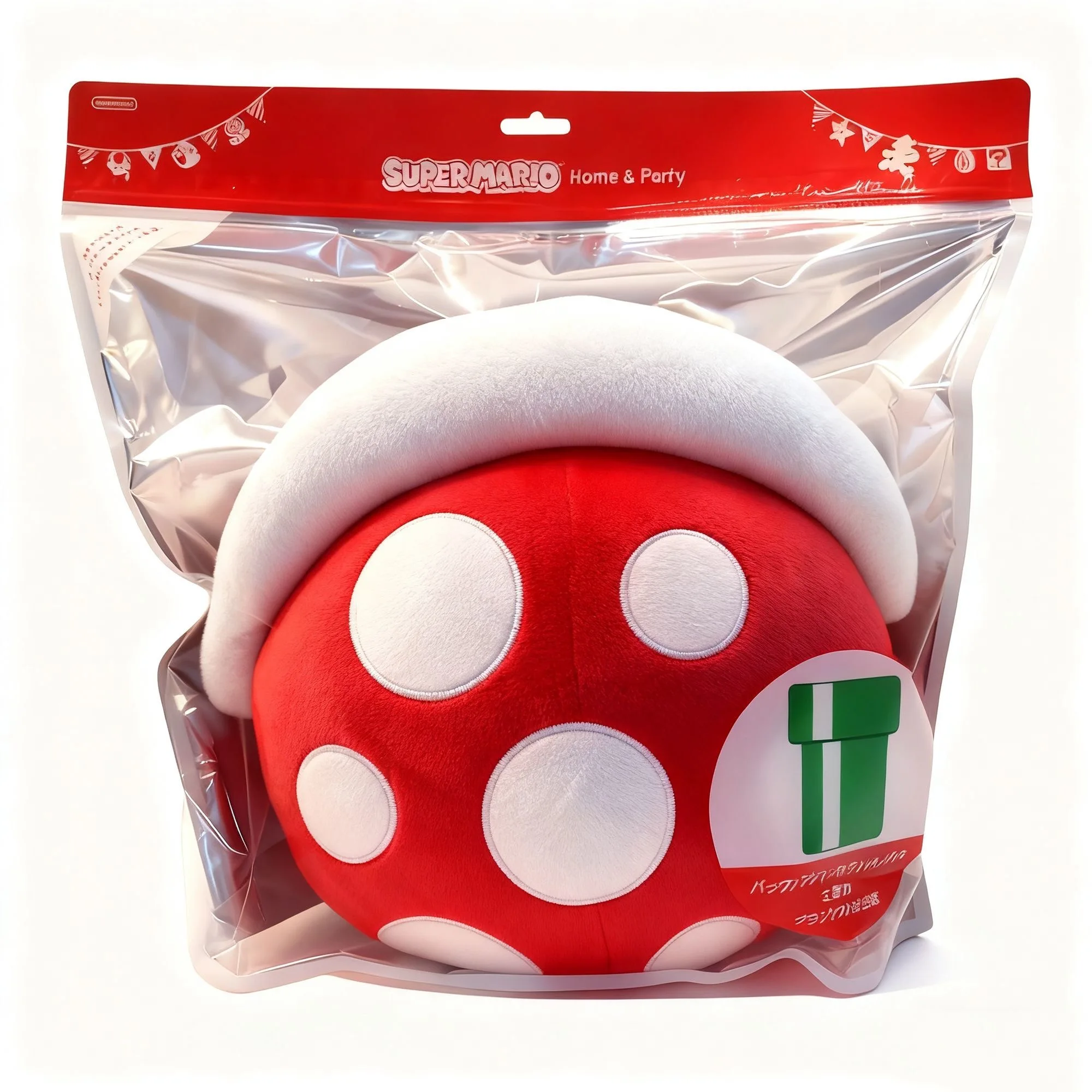 Genuine Super Mario House Party Piranha Plant Hug Pillow Water Pipe Blanket Soft Comfortable