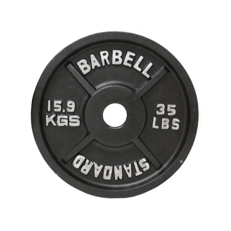 Wholesale Custom Logo Cast Iron Standard Weight Plates Pounds Weight Lifting