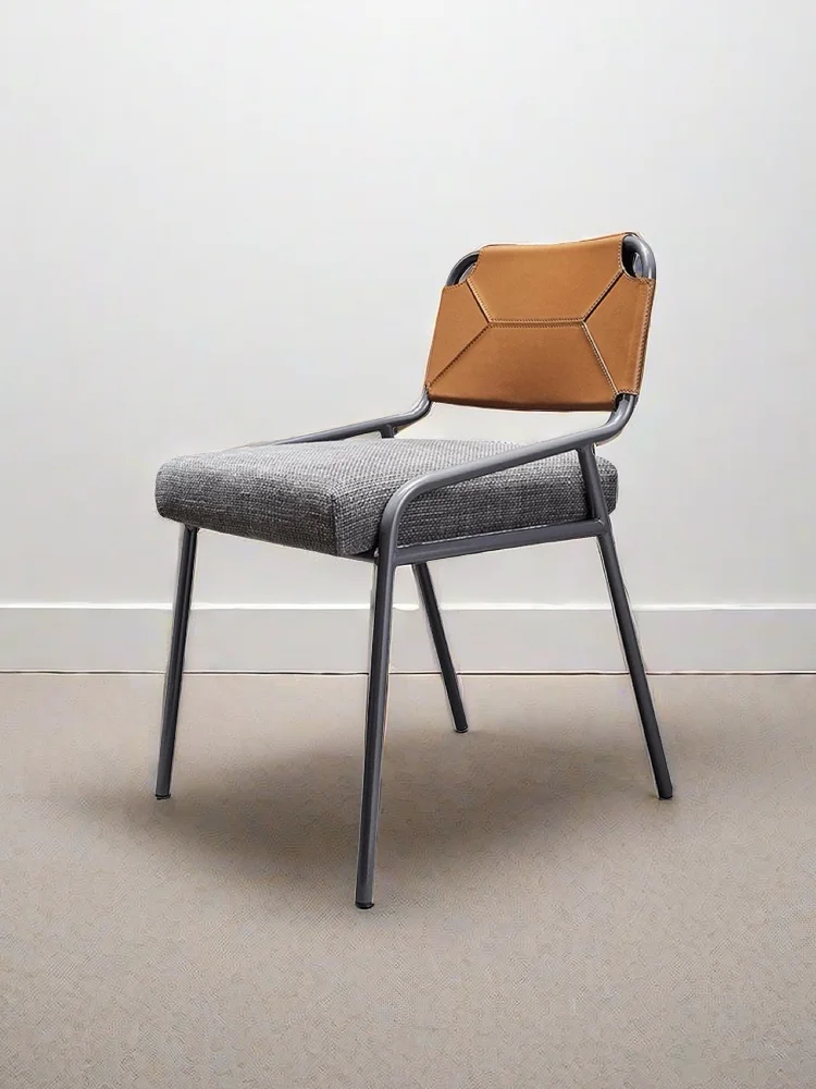 كرسي المصمم الاسكندنافي - مسند ظهر عتيق لتناول الطعام والزينة