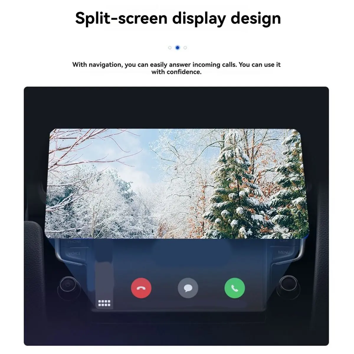 Wireless Carplay 2-in-1 Digital Display 5.8GHz Car-Machine Interconnection Converter Box Wired to Wireless/ Android Auto