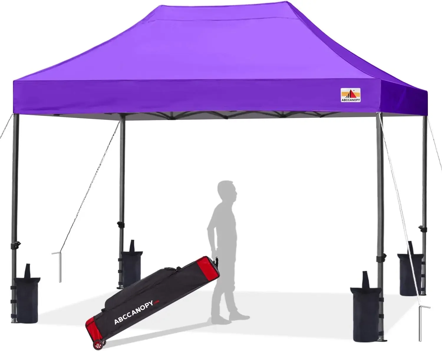 

Patio Pop Up Canopy Tent 10x15 Commercial-Series (Purple)