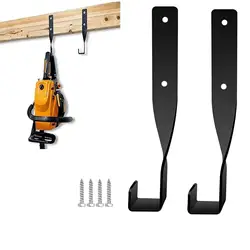 2x Chainsaw Hooks Hanging Organizer Wall Hooks Holder Organization Storage Hanger for Garden Tool Workspace Patio Indoor Garden