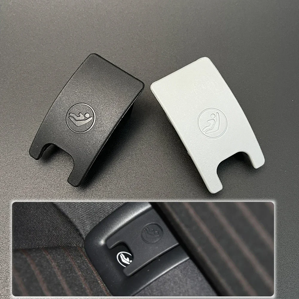 

1PC Black Grey Rear Seat ISOFIX Slot Trim Cover For Audi A6 C7 S6 Allroad Avant A7 4G S7 RS6 RS7 2013-2018 4G8887187 4G8 887 187