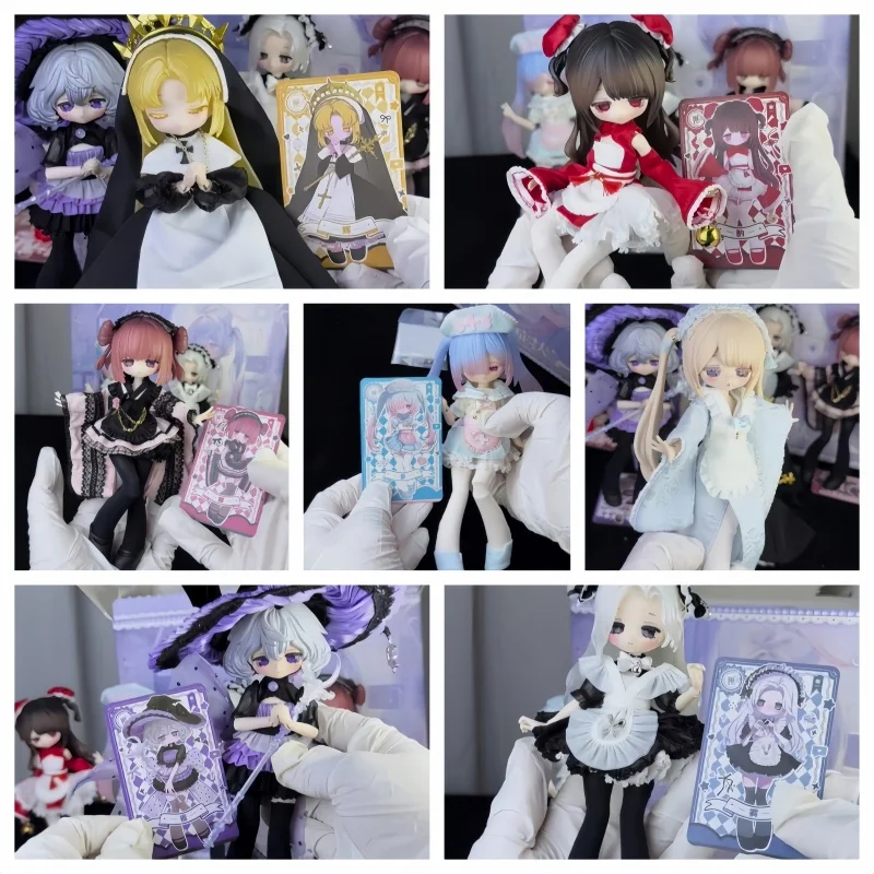 

In Stock Poetry Asymptomatic Series Blind Box Kawaii 1/12 Bjd Girl Action Figure Collection Model Desktop Ornament Christmas Toy