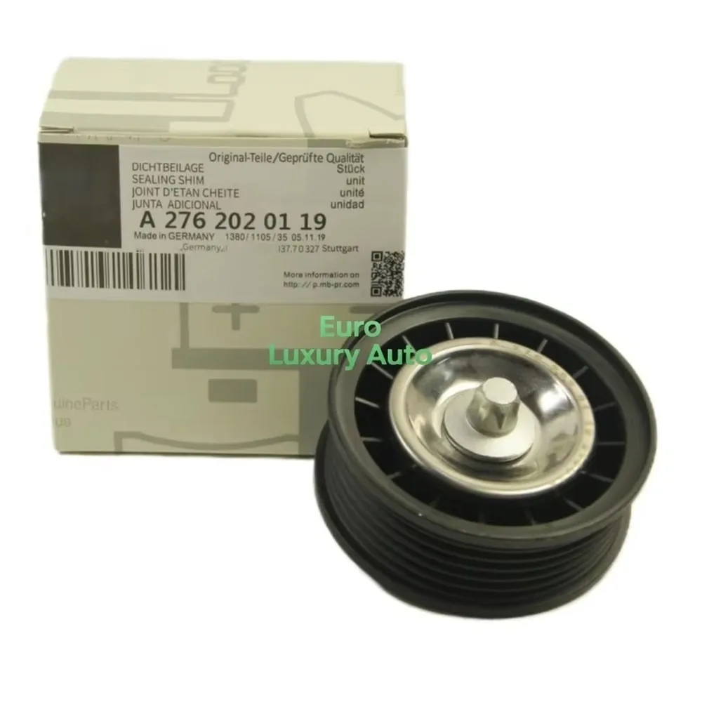 A2762020119 V-Ribbed Belt Guide Pulley for Mercedes-Benz C-Class W204 W205 CLS X218 E-Class W212 S212 C207 GL-Class X166