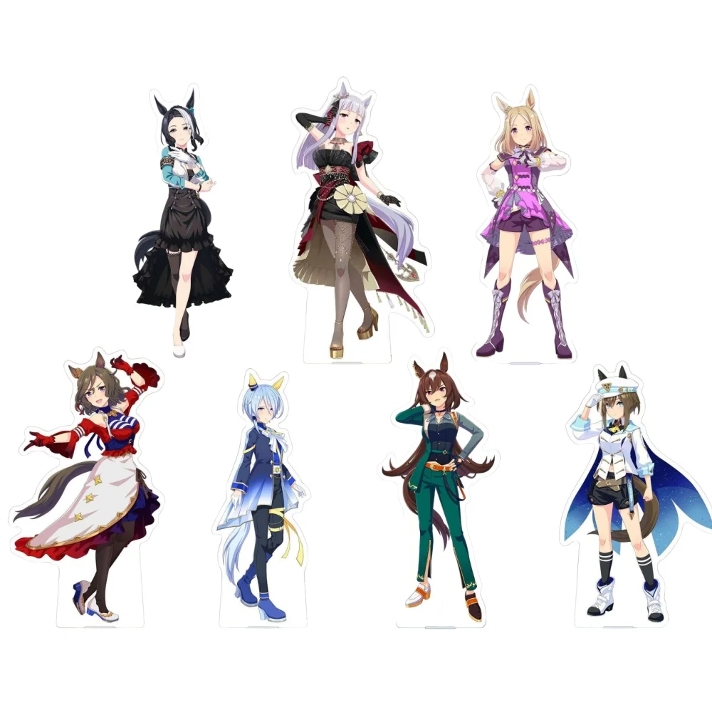 Anime Fans Gifts Pretty Derby: Beginning of a New Era HD Figures Tap Dance City Acrylic Stand Desktop Ornament Series About15cm