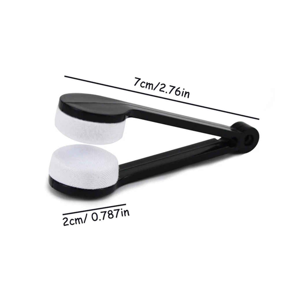 1PC Glasses Cleaner Lenses for Glasses Brush Soft Microfiber Spectacles Cleaner Rub Eyeglass Cleaning Wiping Tool