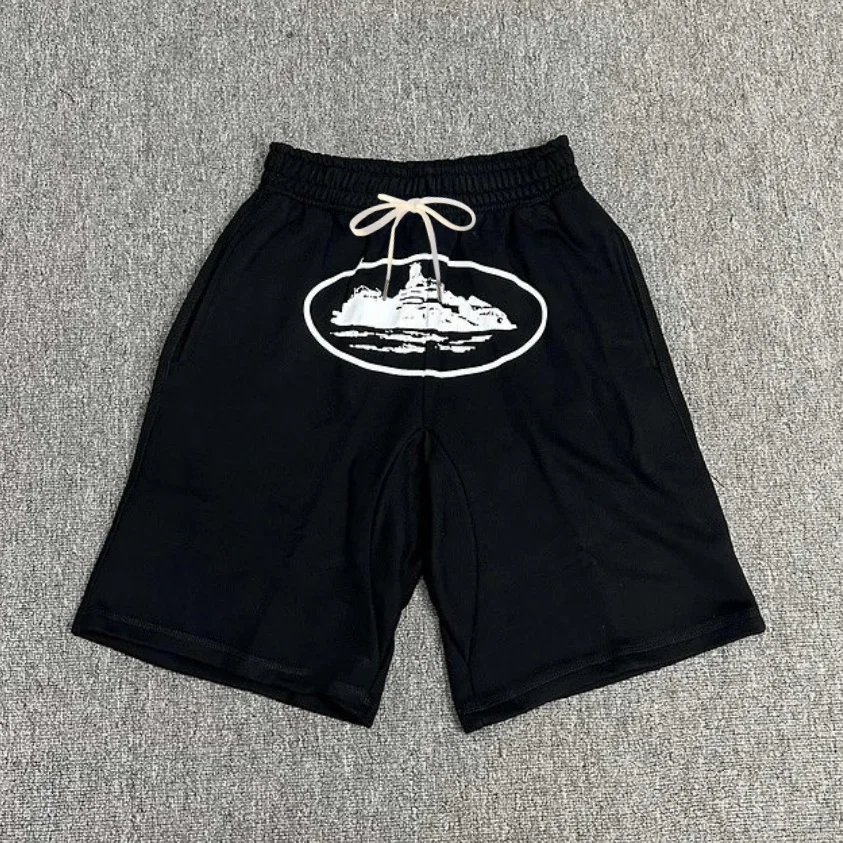 2026 Sommer Neu: Atmungsaktive, lockere Oversize-Shorts mit kleinem Boots-Print im Harajuku Y2K Fashion Brand Sport-Stil für Erwachsene/Kinder – Detail 7