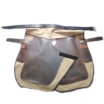 דה Cha מכנסיים כיס תיקון פרסת מסמר סוס Paw סינר מזווה אספקת