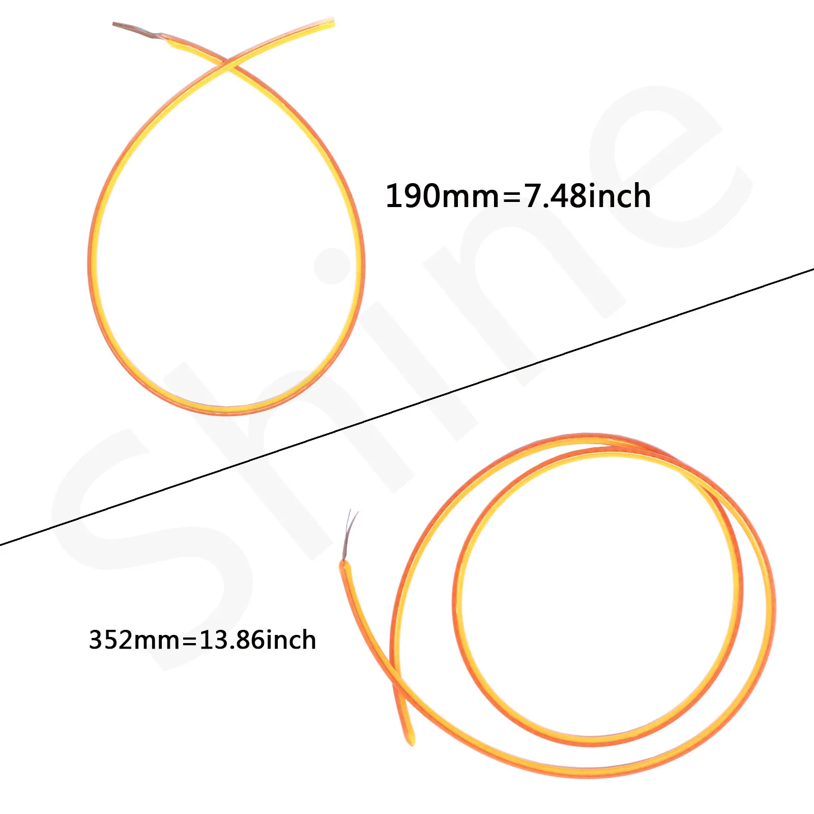 LED COB Elastyczny żarnik 3V 25mm 80mm 110mm 128mm 190mm Żarówka Edisona Części lampy Elektrody diodowe w tym samym kierunku DIY