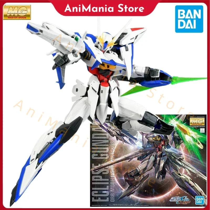 

Bandai MG 1/100 Eclipse Gundam Action Figure Orb Mobile Suit Mvf-X08 Gundam Seed Plastic Assembly Model Toys Gifts