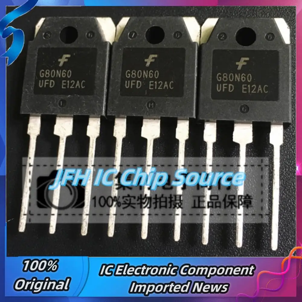 5PCS-10PCS G80N60UFD SGH80N60UFD TO-3P  600V 80A  Best Quality Stock