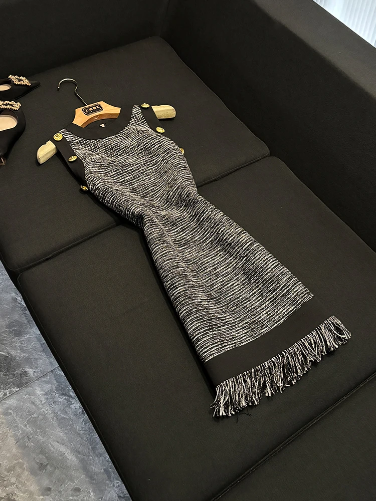 Faionable Svel rond Ne gilet Dr avec ourlet à volants banlieue Sle taille moyenne t-shirt en Fiber d'acétate modèle de base pour dames