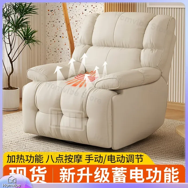 Massage Chair Recliner Zero Gravity Full Body Shiatsu Heated Sofa Bed Multi Function Home Furniture Lazy Sleeper