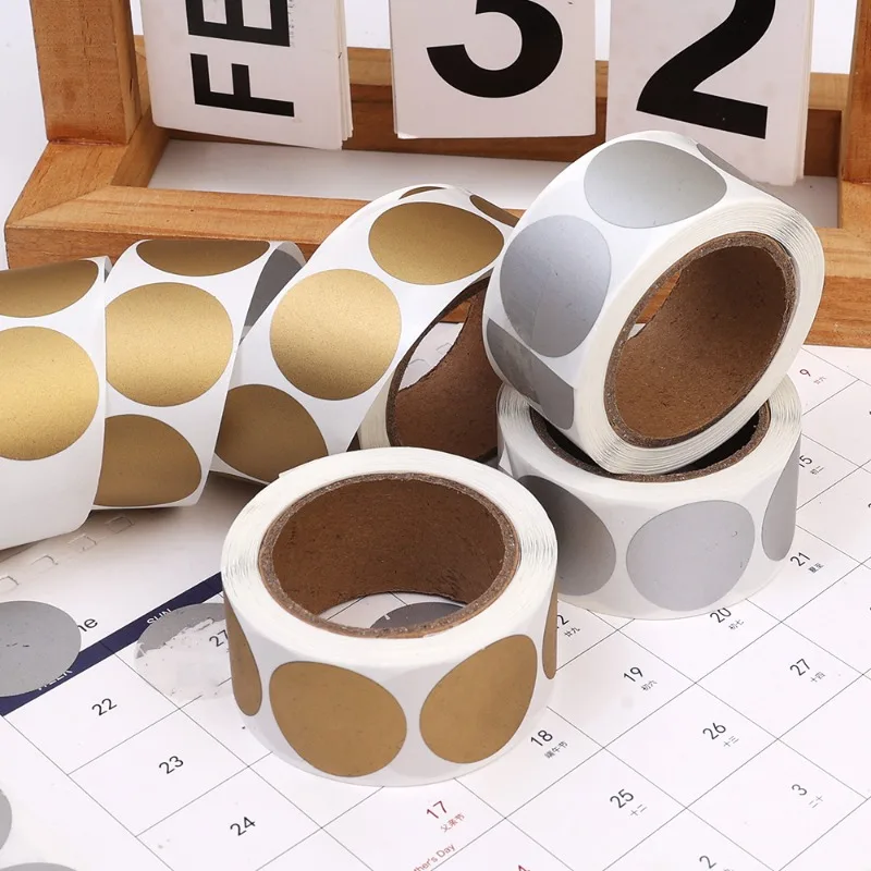 300Pcs Silver Heart Handmade Sticker Gold Paper Stickers Adhesive DIY Scrapbooking Stickers Envelope Party Gift Decoration Label