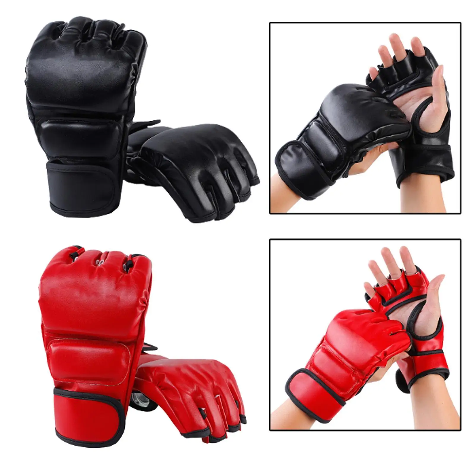 

Boxing Gloves Mitts Comfortable Professional Punching Gloves Sparring Gloves for Fitness Sanda Grappling Workout Men Women