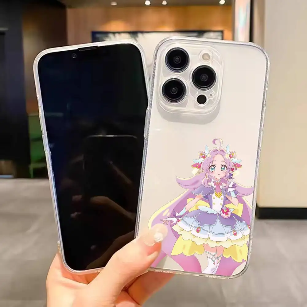 

Anna Akechi Star Detective Precure Phone Case For iPhone 17 16 15 14 13 12 11 Mini Pro Max Plus Transparent Cover