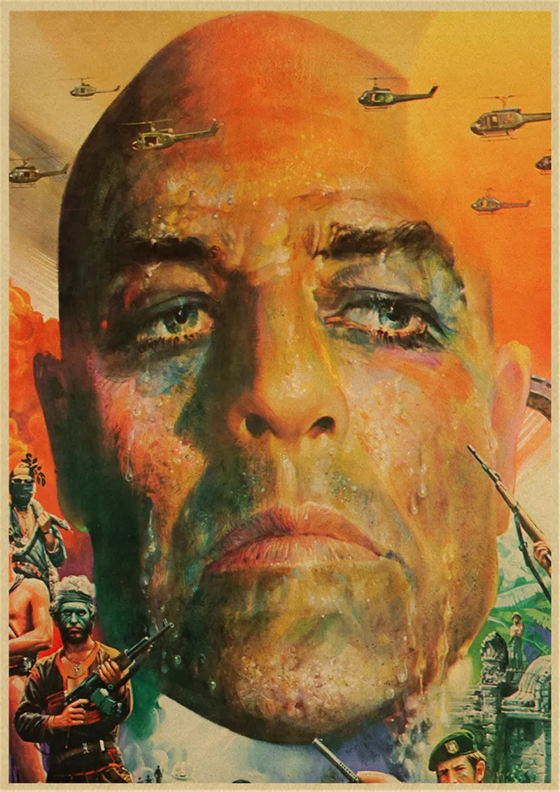 ملصق ورق كرافت كلاسيكي ، فيلم نهاية العالم الآن ، ديكور حائط منزلي ، فن ، ملصقات ومطبوعات عتيقة #5