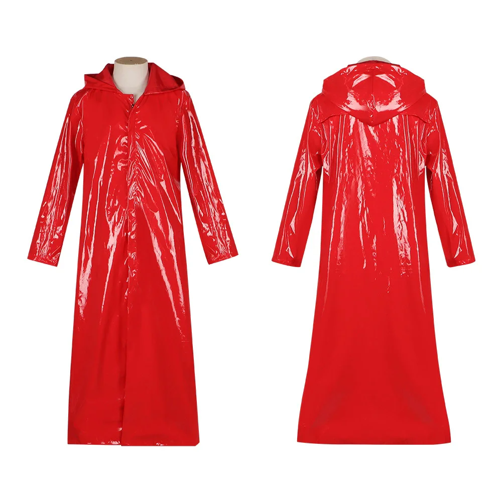 

Simone Perri Cosplay Fantasy Clothing Red Coat Scary Movie Fear Street Prom Queen Costume Disguise Adult Men Fantasia Outfits
