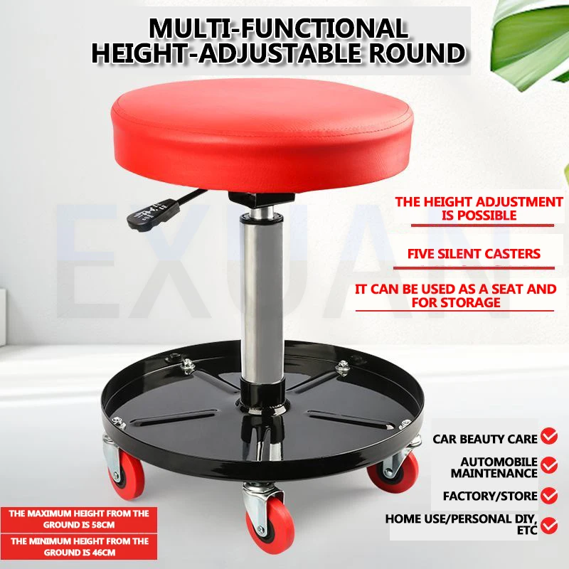 

Скамья для авторемонта Красота Техническое обслуживание Рабочий табурет Подъемный шкив Ремонт Круглый табурет Лежачая доска Лоток для хранения инструментов 4S Магазин Круглый табурет Стулья для ремонта автомобилей Ремо