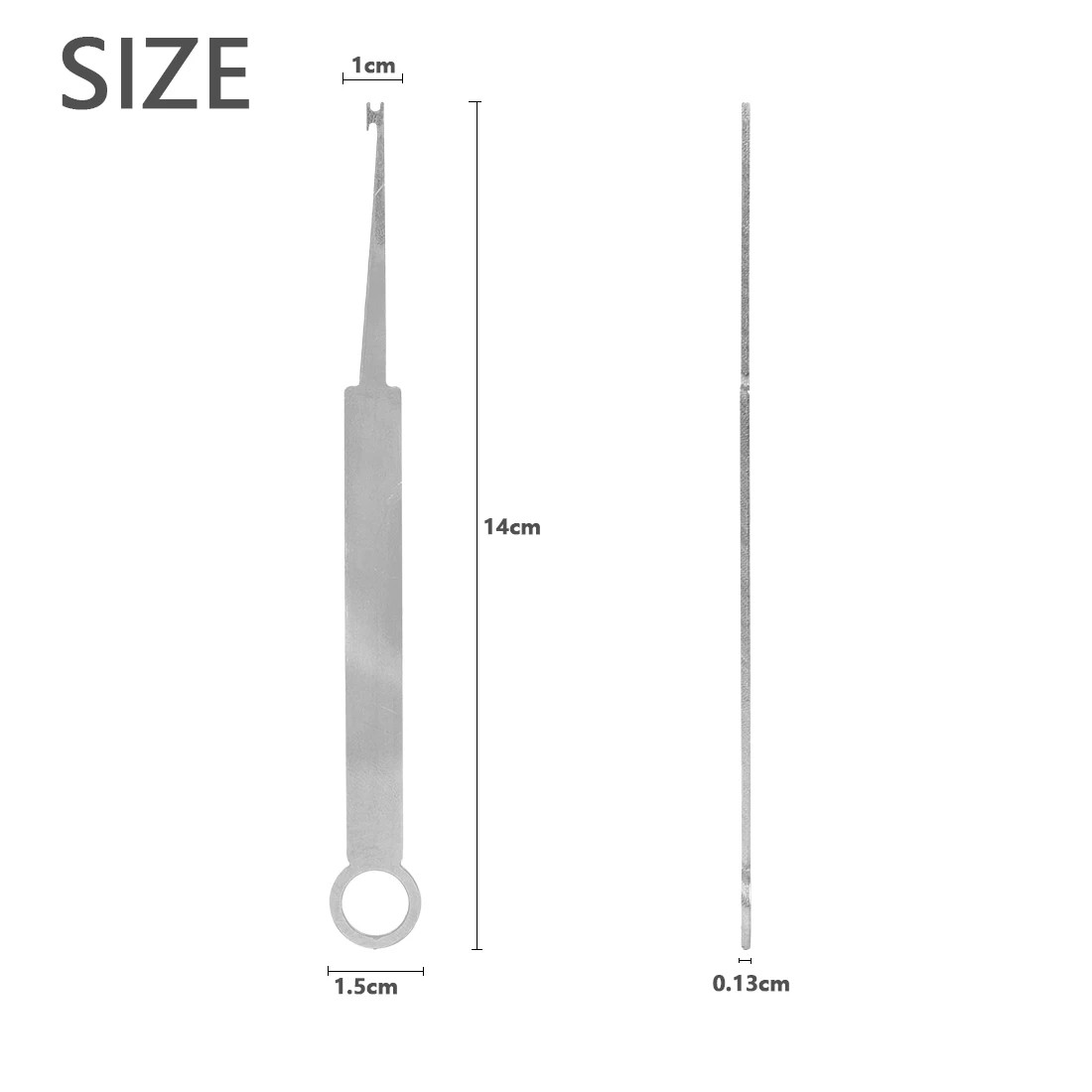 Woodwind Repair Tool Spring Hook Adjuster–Stainless Steel Key Spring Tool for Sax Clarinet Flute Bassoon Rust-Proof&Replacement