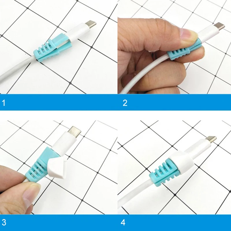 10 шт., защитный чехол для зарядного кабеля USB