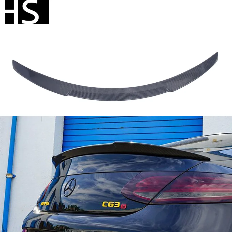 

Suitable for 16-22 Mercedes-Benz C-Class W205 2-door modified FD carbon fiber rear spoiler