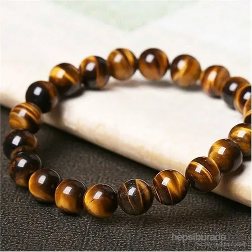 

Tiger Eye Precious Natural Stone Unisex Bracelet Health Power Energizing Stylish Bracelets For Man Jewelry Women Hot Sale Fad