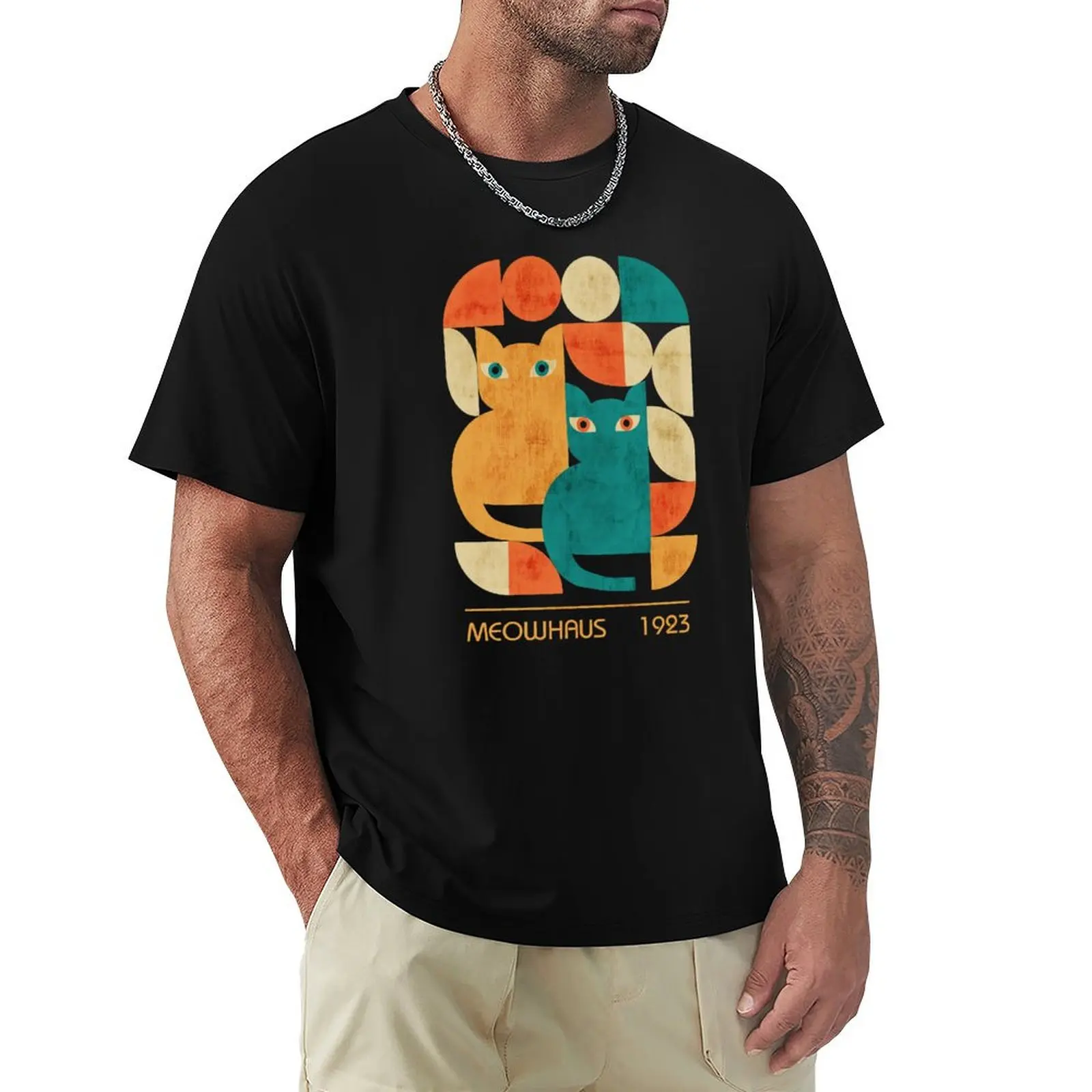

MEOWHAUS 1923 T-Shirt gifts for boyfriend blacks topping funny gifts t shirt men