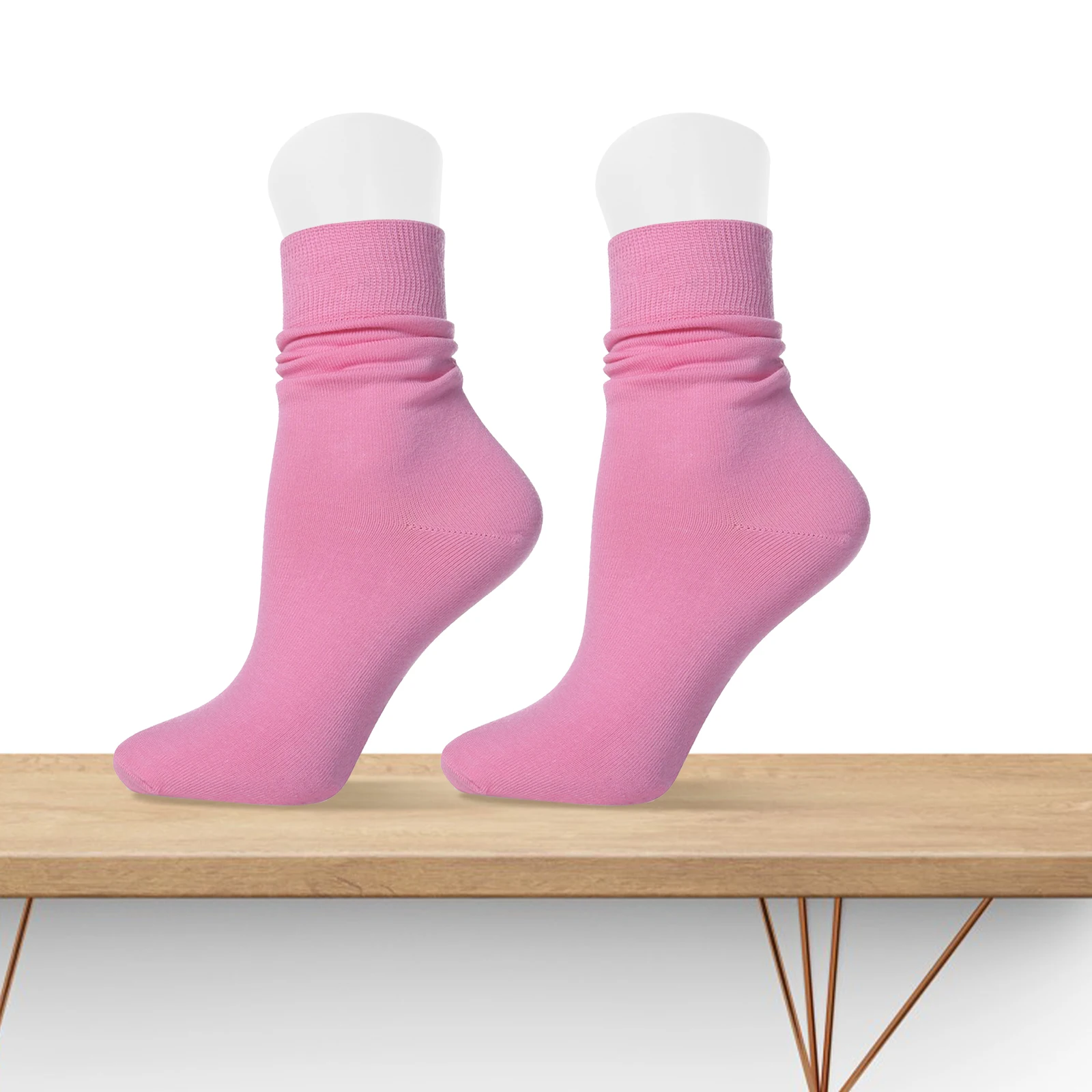 

2pcs Woman Foot Mannequin Display Shoe Socks Mold Support Female Booties Shape Storage Tool Plastic Feet For Shoes Display