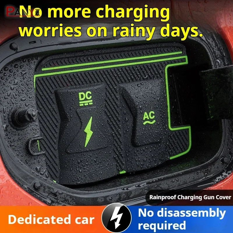 Woe Charging Port Waterproof Protector Cover For Changan Qiyuan A06 A07 Q05 Q07 New Energy Car Rain Gun Cover Dedicated