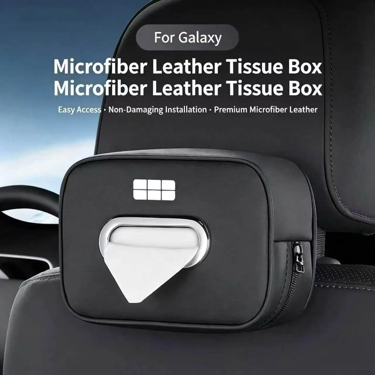 Geely Galaxy Dedicated Car Tissue Box Leather Napkin Holder Fit EX5 E5 EX2 L6 L7 EMI NO.1 Proton E.MAS 7 5 E8 Interior Decor