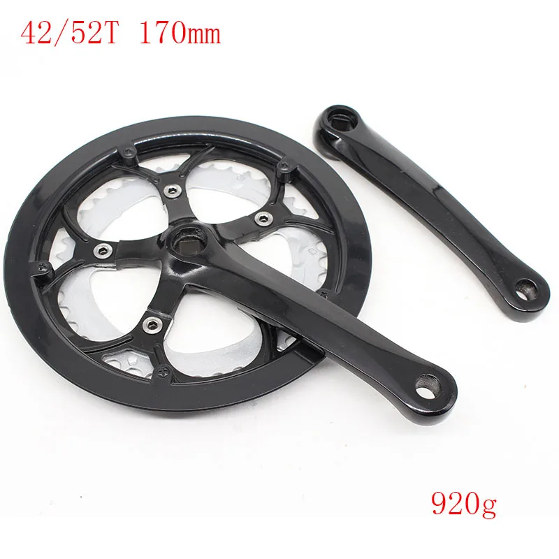 6/7/8/9 Speed 42/52T 170mm MTB Bike Crank Set Hollow Tooth Plate Bike Crank Set MTB Bicycle Crankset Sprocket