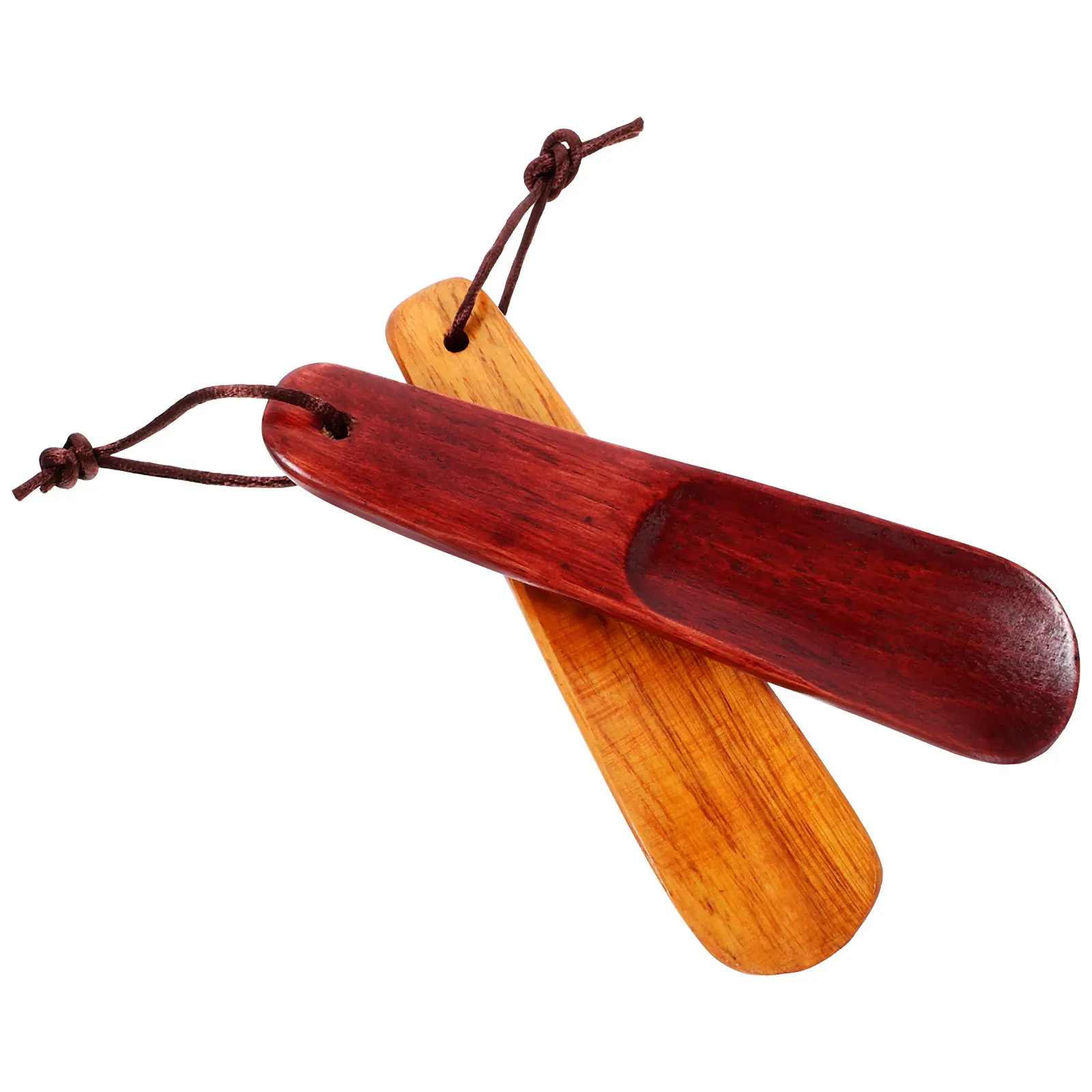 

2Pcs Wooden Shoe Horns Compact Short Handle Shoe Lifting Helper for Seniors Travel Portable Shoes Horn Tool Easy Wear