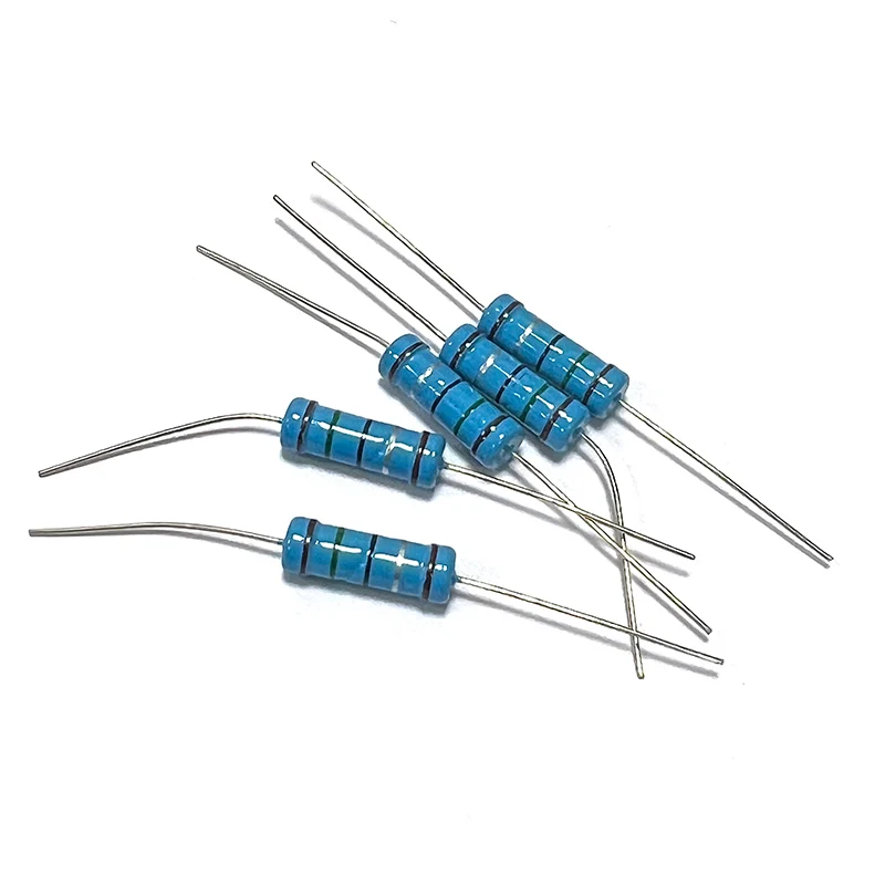 10pcs 3W Metal Film Resistor 1.5R 15R 150R 1.5K 15K 150K 1R5 15 150 Ohm Accuracy 1% Five-Color Ring Resistance 0.1R-910K