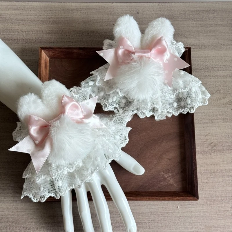 

Оригинальный дизайн, плюшевые кроличьи уши, рукава Лолиты, настраиваемое изменение цвета