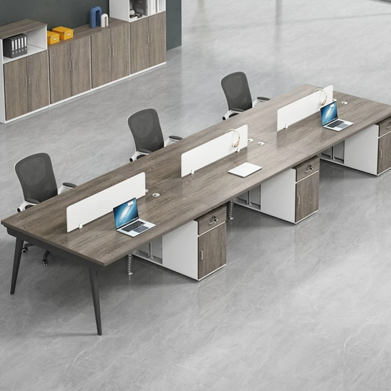 Commercial Clerk Office Desks Modern Combination Simplicity Wood Office Desks Write Laptop Escritorio Ordenador Furniture QF50OD