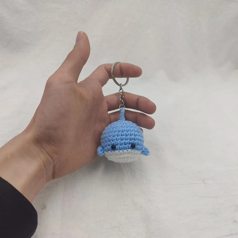 Crochet Small Key Chain Cute Handmade Hanging Cute Couple Cartoon Weaved Cute Accessories Pendant Wool Making