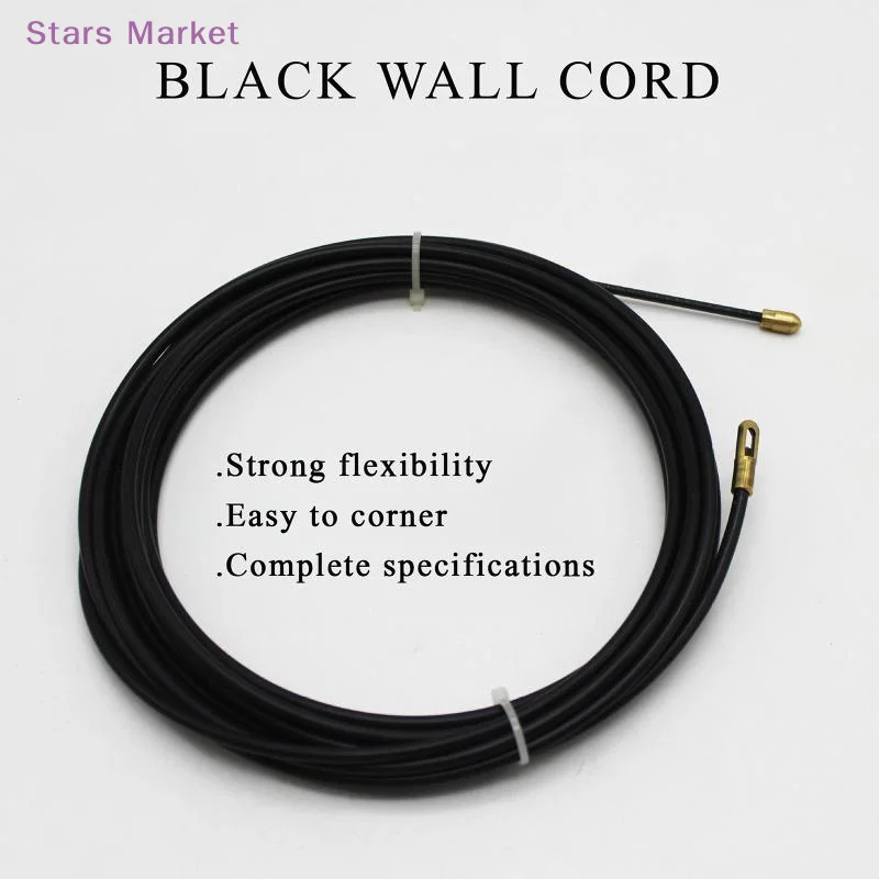 New 5/10/15/20/25/30M Cable Puller Nylon Electrician Spring Tape Wall Wire Lead 3mm Conduit Threader Puller Wiring Aid Tool